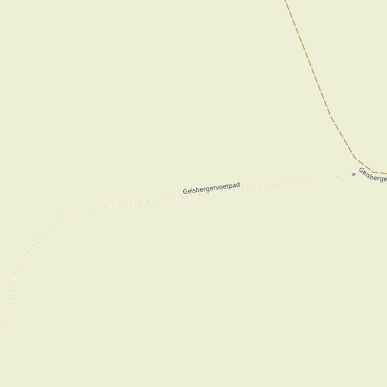 Kaart van het Geisbergervoetpad.