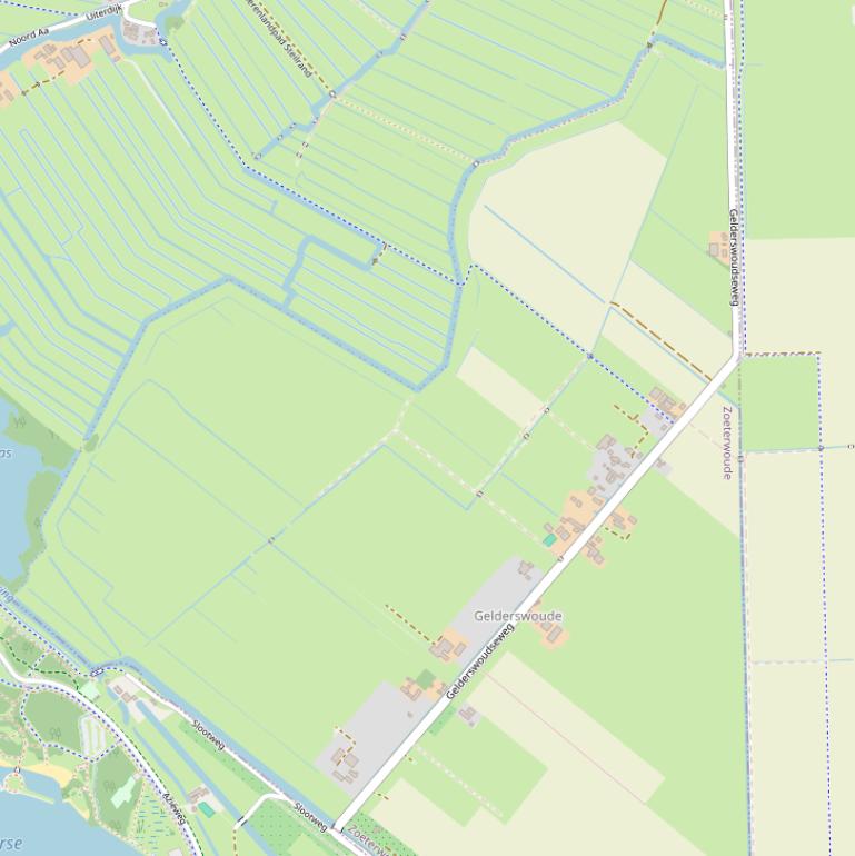 Kaart van het Gelderswoudsekerkpad.