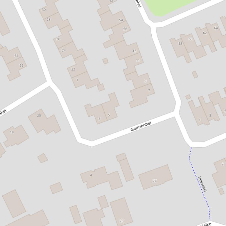 Kaart van  Gemzenhei.