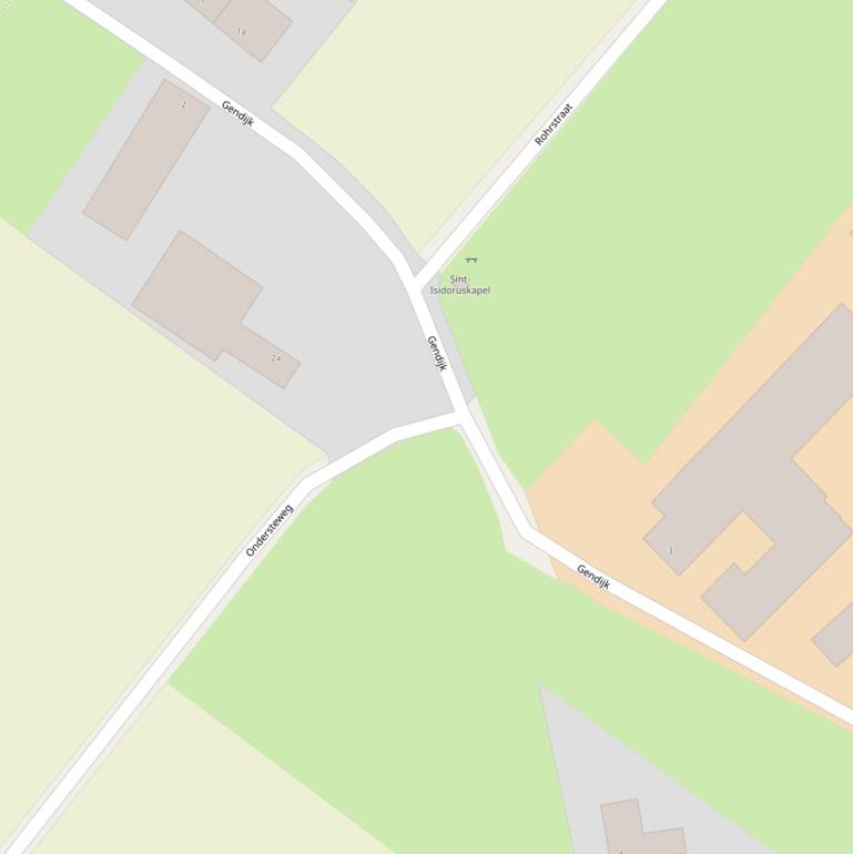 Kaart van de Gendijk.