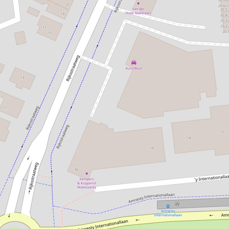 Kaart van het Gerrie Knetemannpad.