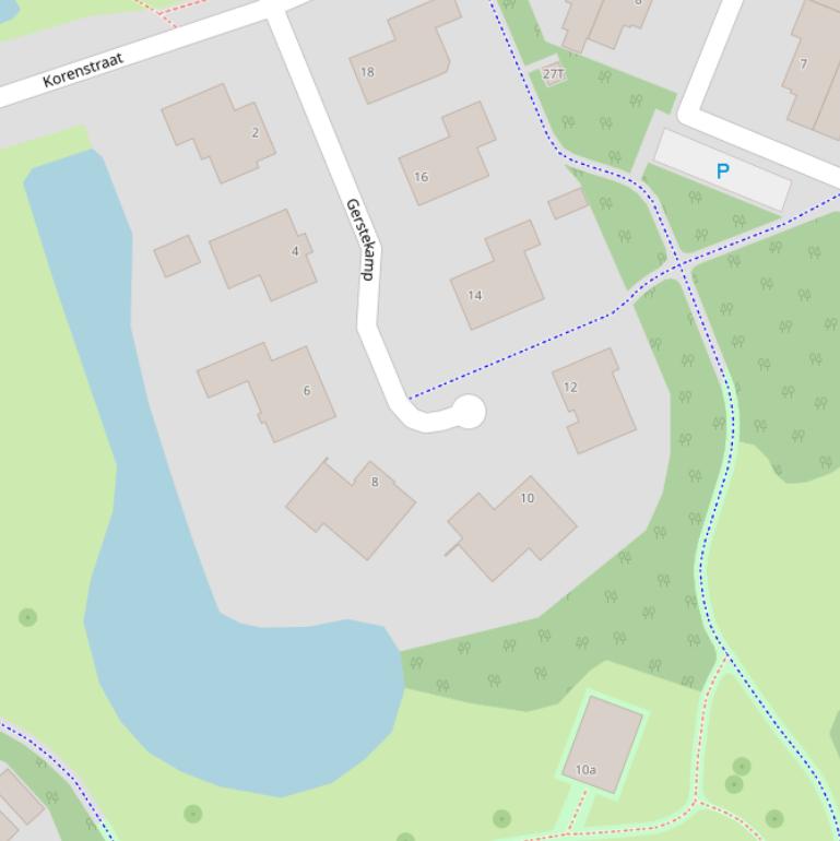 Kaart van  Gerstekamp.