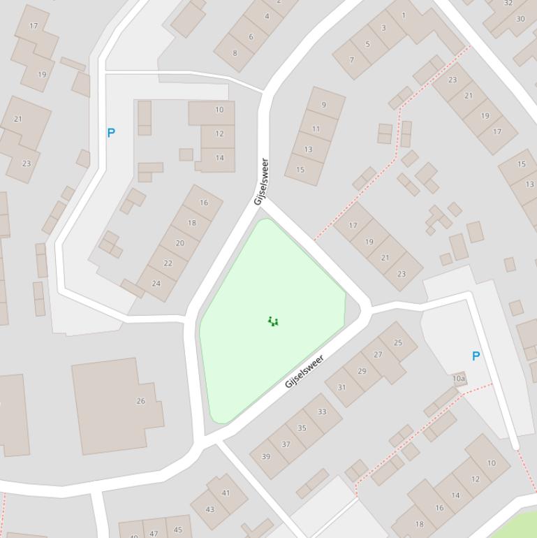 Kaart van  Gijselsweer.