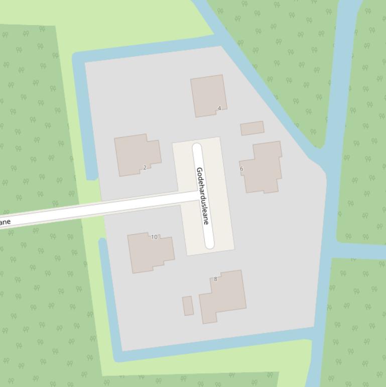 Kaart van  Godehardusleane.