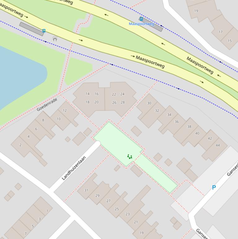 Kaart van  Goedenrade.