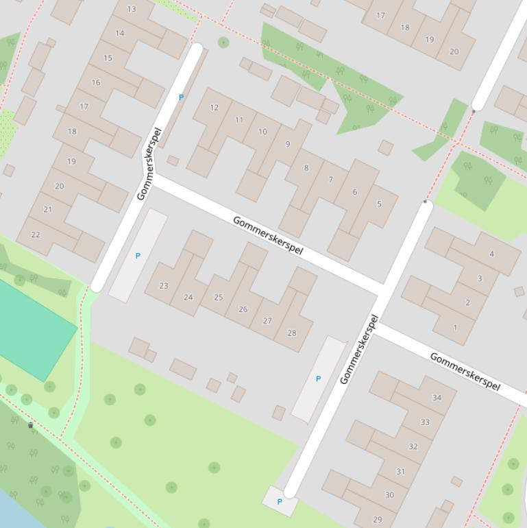 Kaart van  Gommerskerspel.