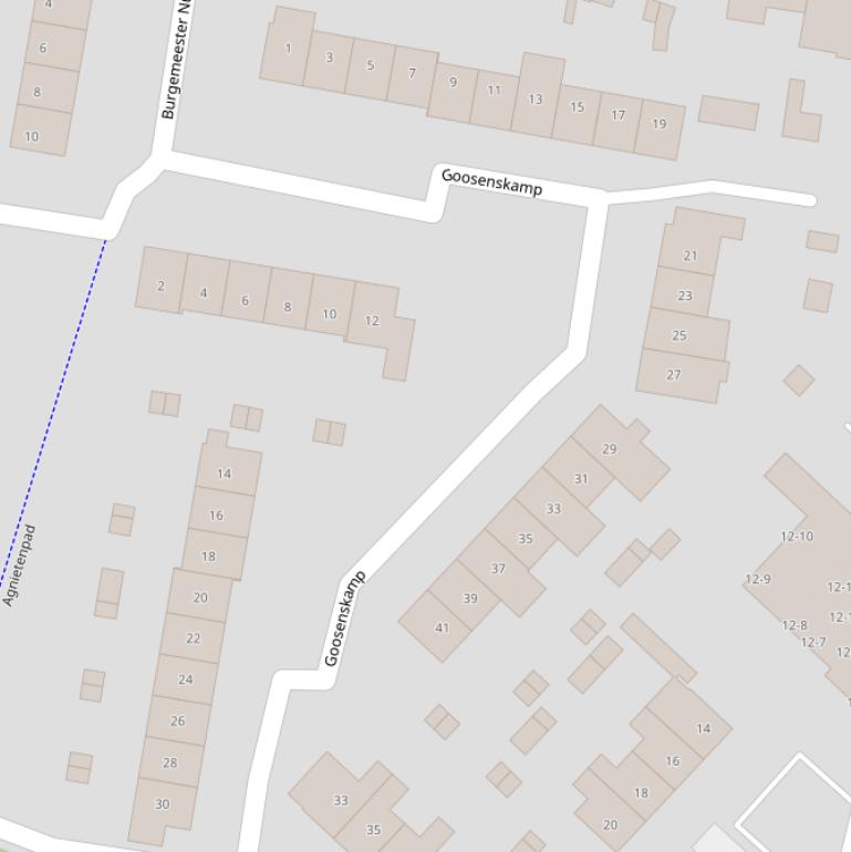 Kaart van  Goosenskamp.