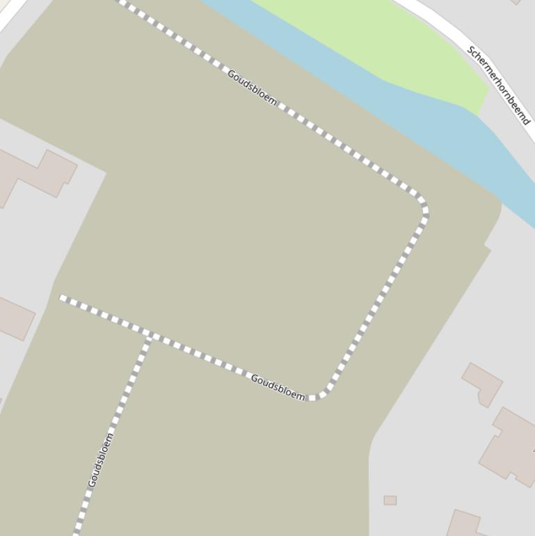 Kaart van  Goudsbloem.