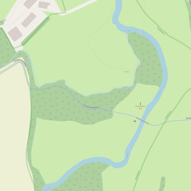 Kaart van het Graafschapspad.