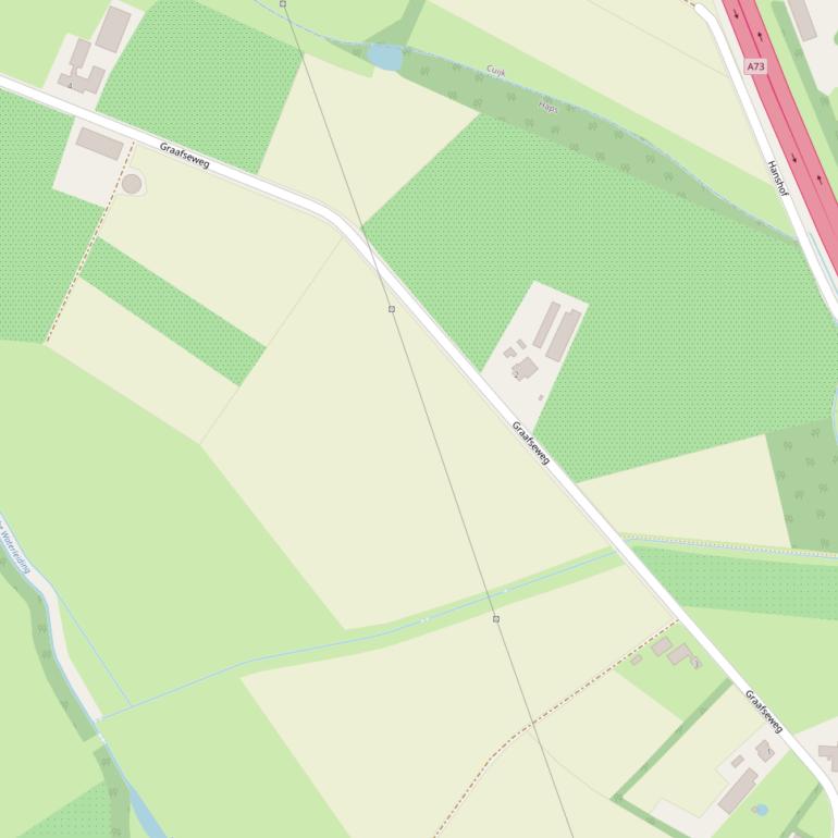 Kaart van de Graafseweg.