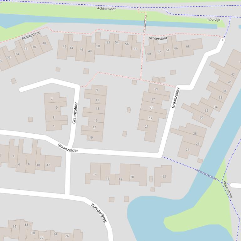 Kaart van  Graanzolder.