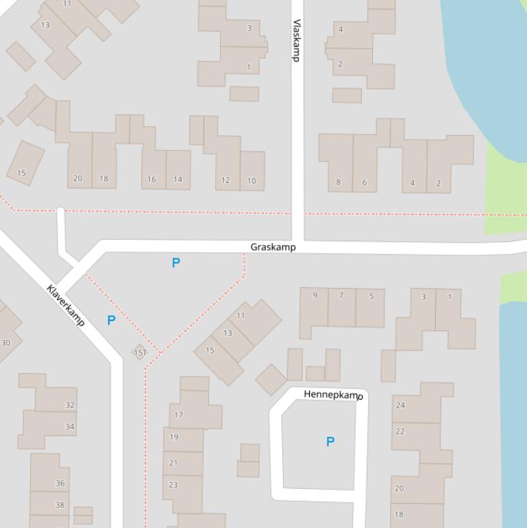 Kaart van  Graskamp.