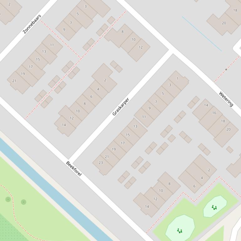 Kaart van  Graskarper.