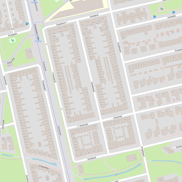 Kaart van  Grasland.