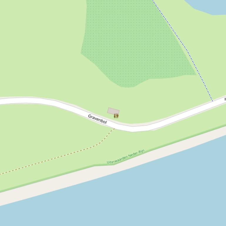Kaart van  Gravenbol.