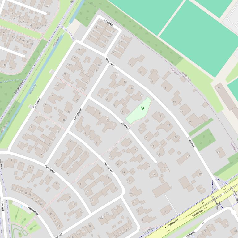 Kaart van  Grenswal.