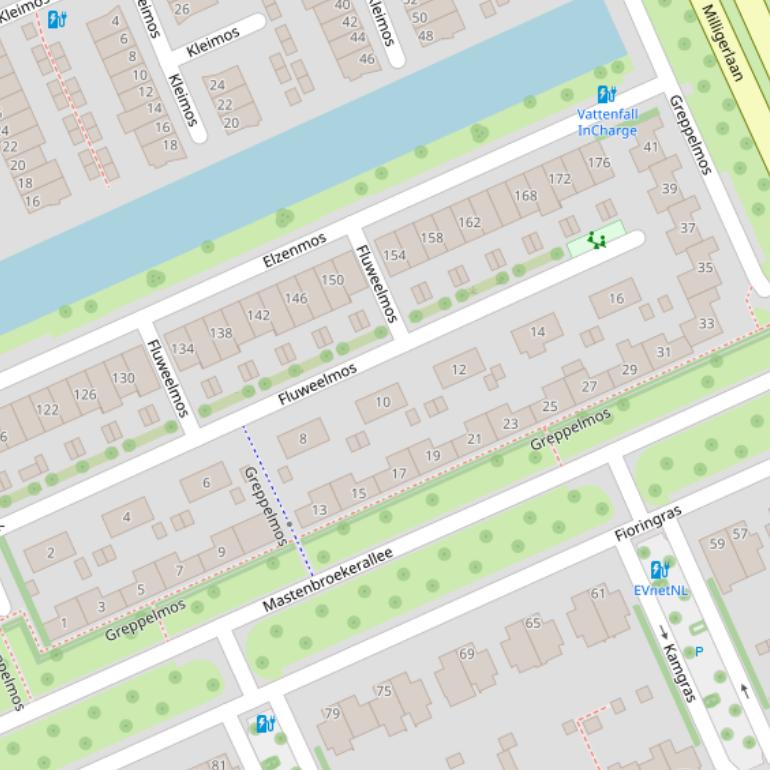 Kaart van  Greppelmos.