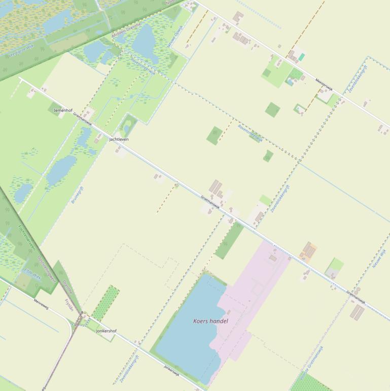 Kaart van  Grietmanswijk.