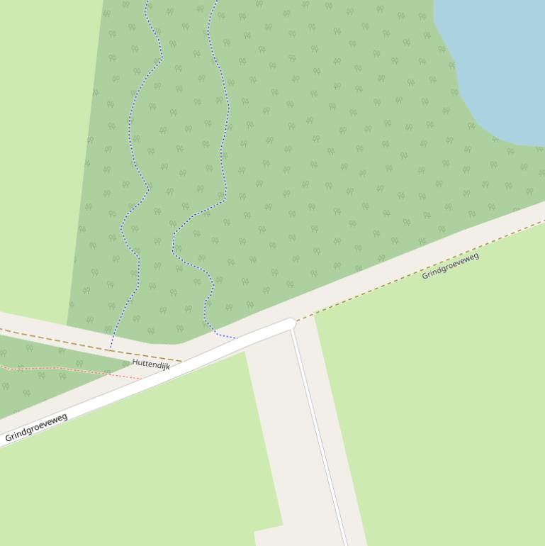 Kaart van de Grindgroeveweg.