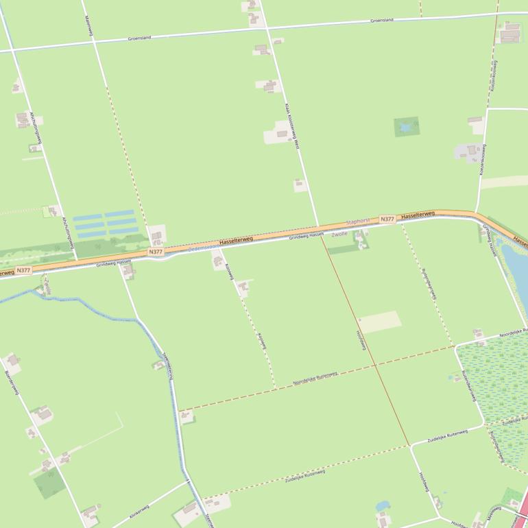 Kaart van  Grindweg Hasselt.