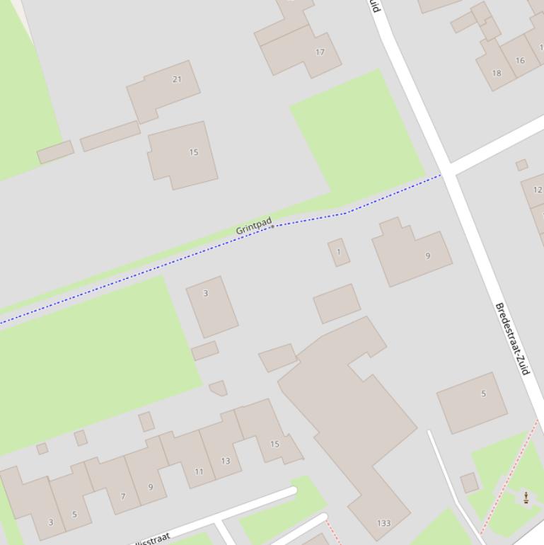 Kaart van het Grintpad.