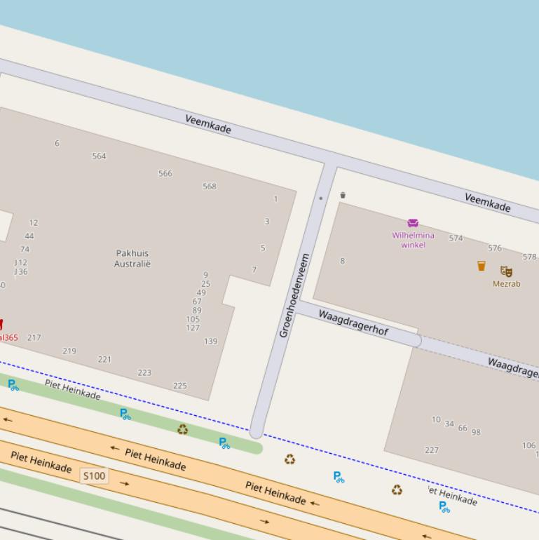 Kaart van  Groenhoedenveem.