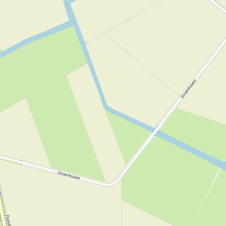 Kaart van  Groenhoven.