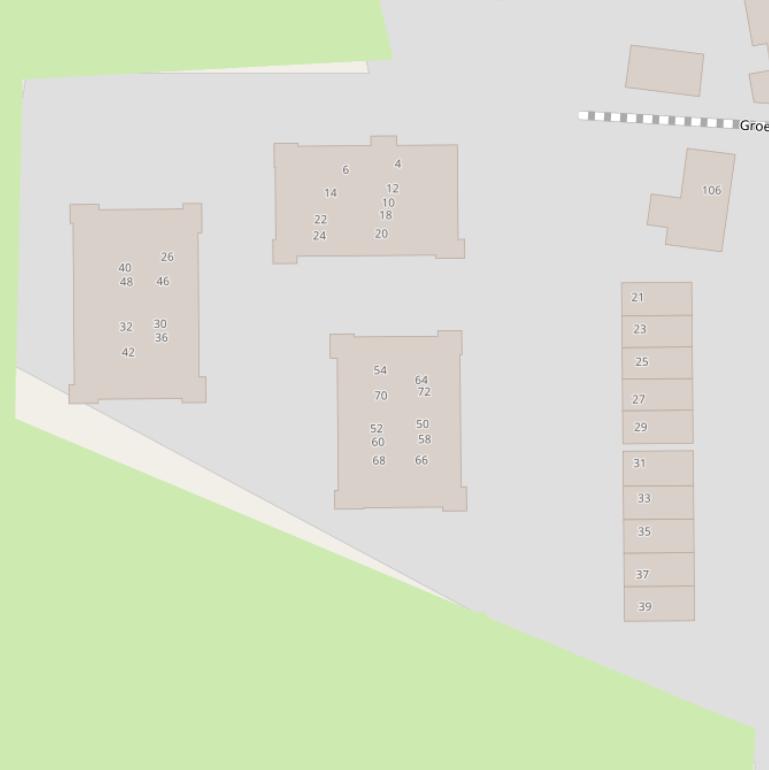 Kaart van  Groenkazerne.