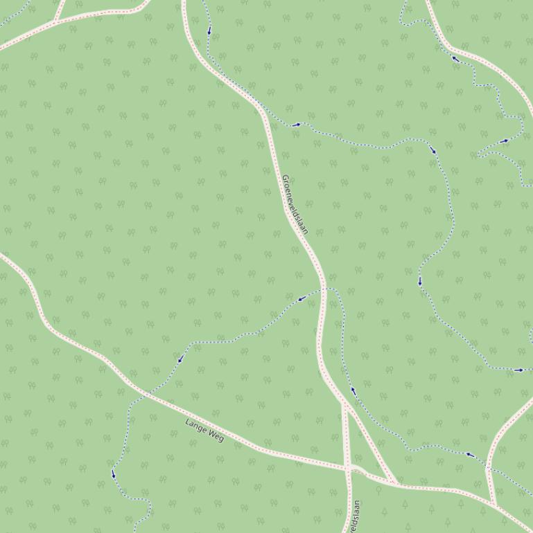 Kaart van de Groenveldslaan.