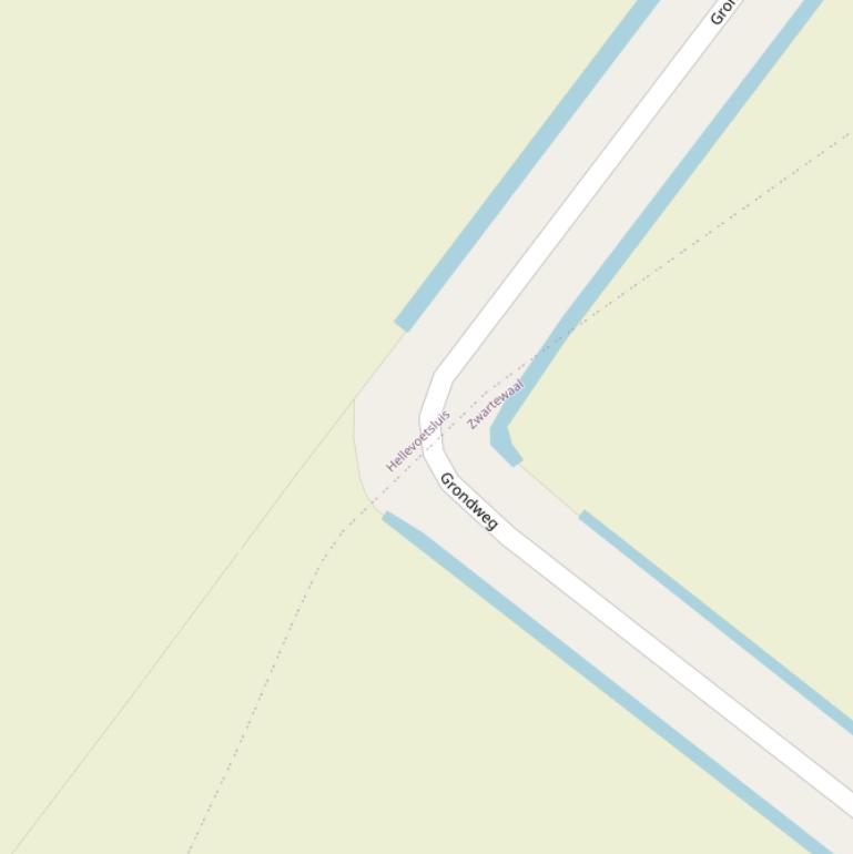 Kaart van de Grondweg.