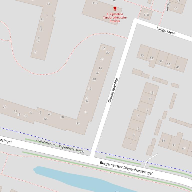 Kaart van  Groote Ruyghte.