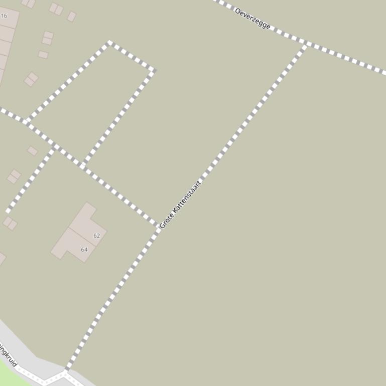 Kaart van  Grote Kattenstaart.