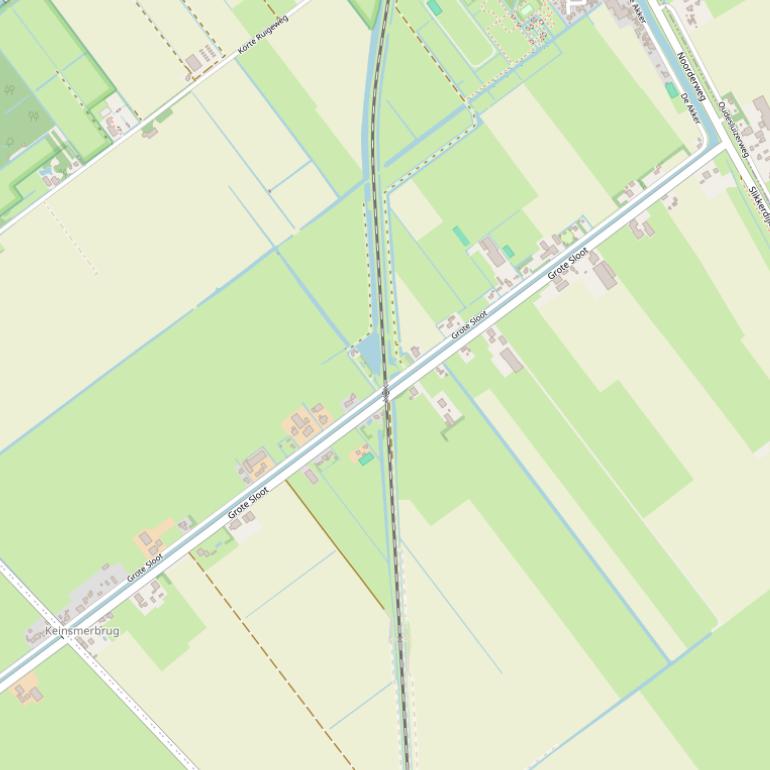 Kaart van  Grote Sloot.