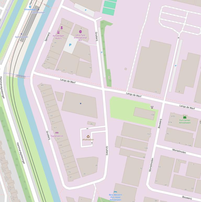 Kaart van  Grutterij.