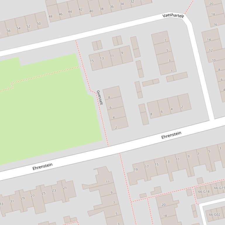 Kaart van  Guesselt.