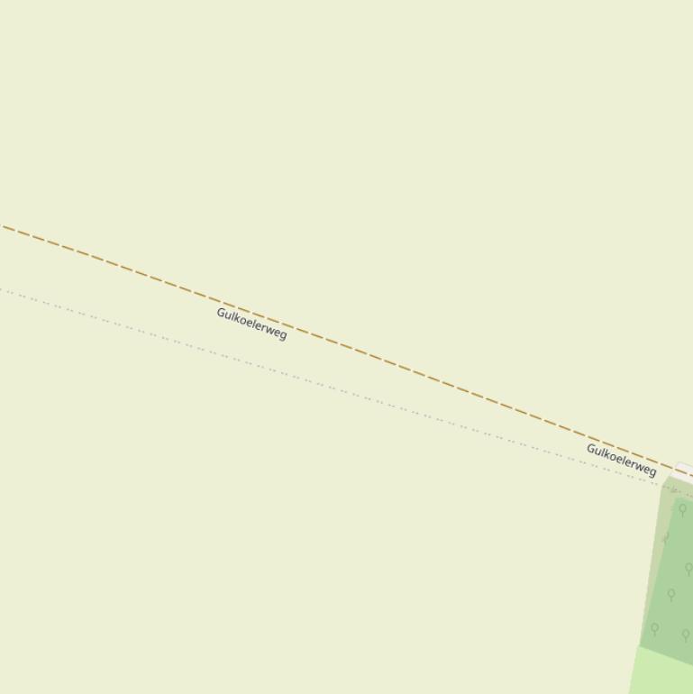 Kaart van de Gulkoelerweg.