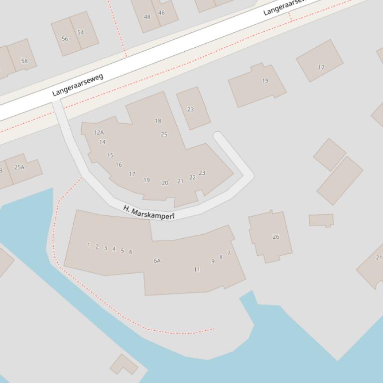 Kaart van het H. Marskamperf.