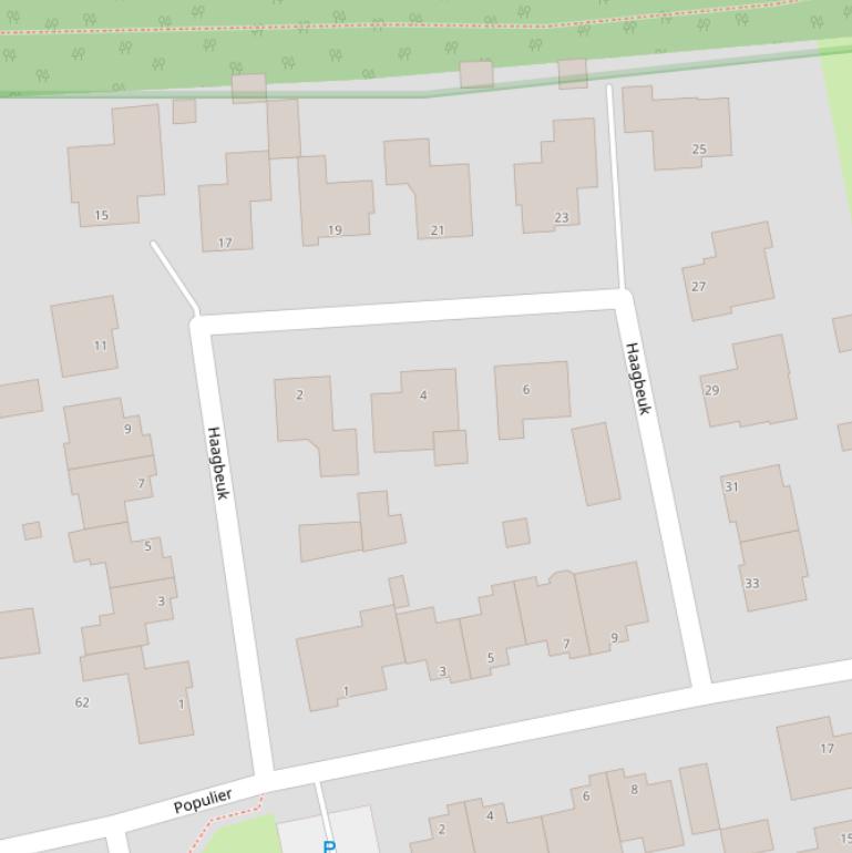 Kaart van  Haagbeuk.