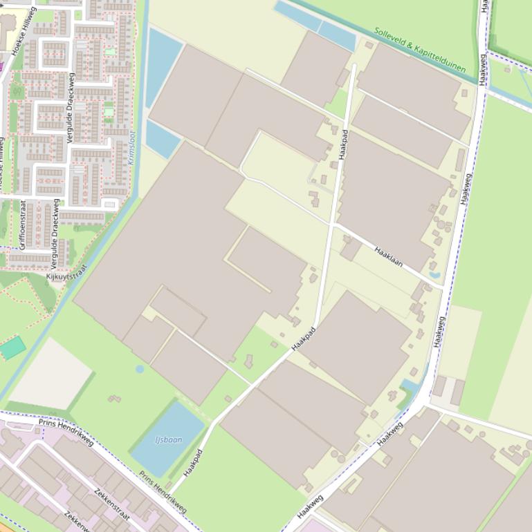 Kaart van het Haakpad.