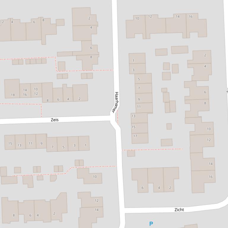 Kaart van  Haarhamer.