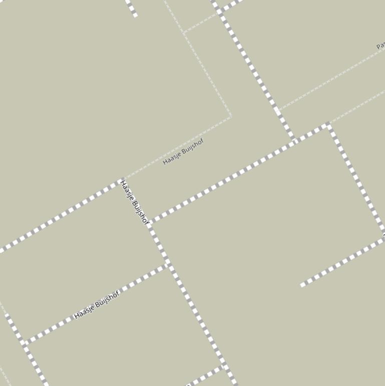 Kaart van de Haasje Buijshof.