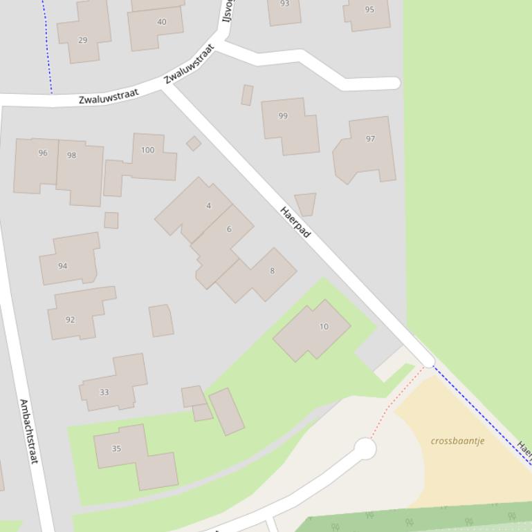 Kaart van het Haerpad.