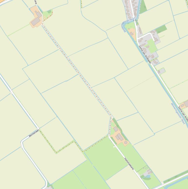 Kaart van  Haitsmaleane.