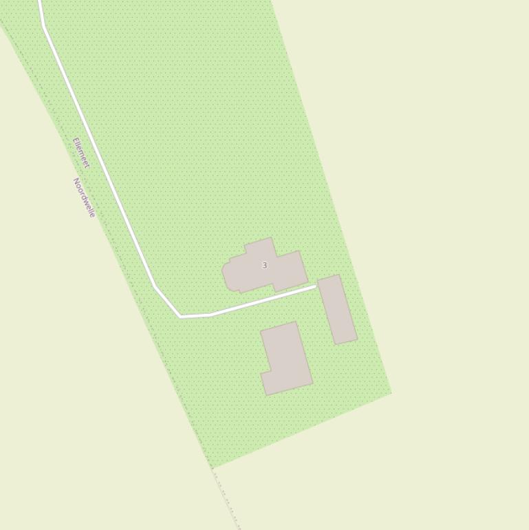 Kaart van de Hakeweg.