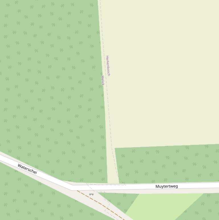 Kaart van de Hammerveldweg.