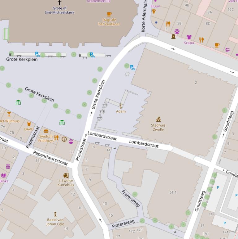 Kaart van  Han Prinsbordes.