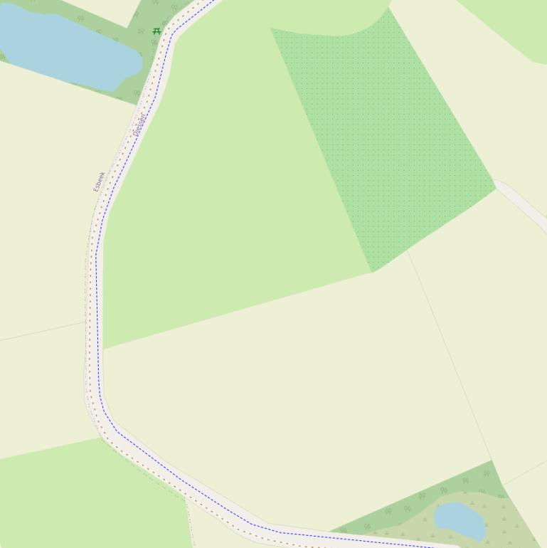 Kaart van het Handelaarsstraatje.