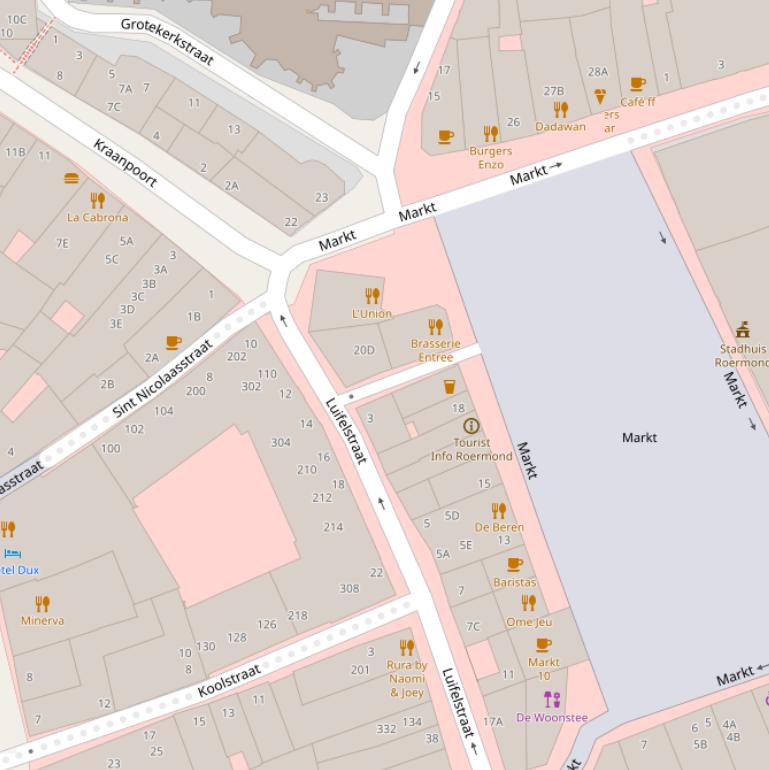 Kaart van  Hanegats.