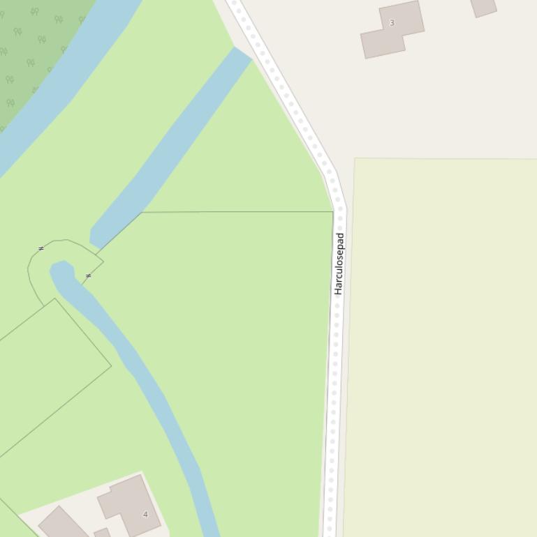 Kaart van het Harculosepad.