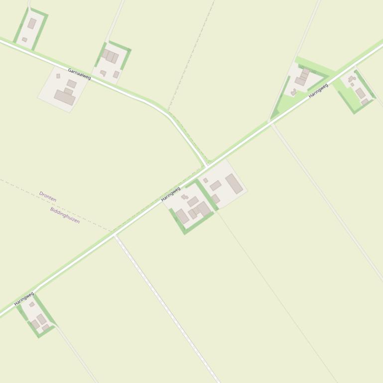 Kaart van de Haringweg.